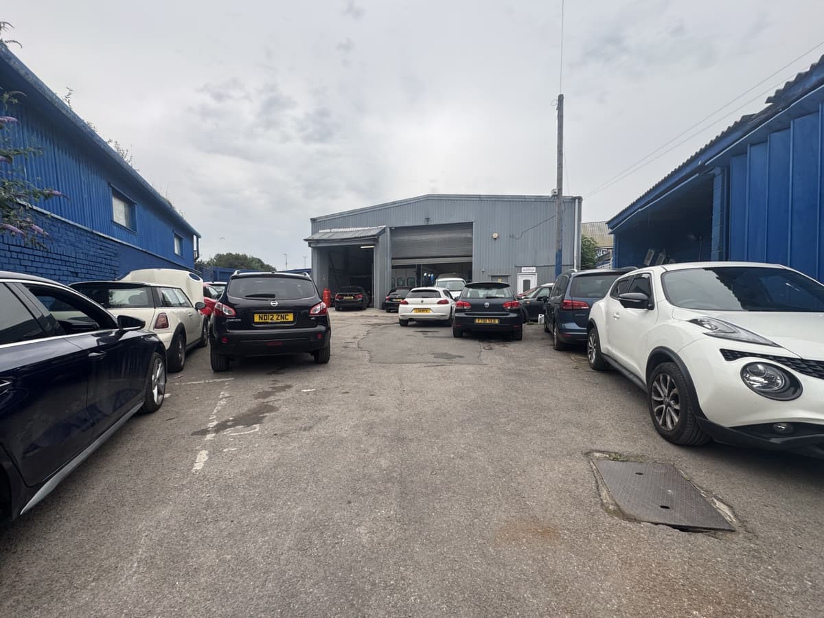 Mechanic working on a car